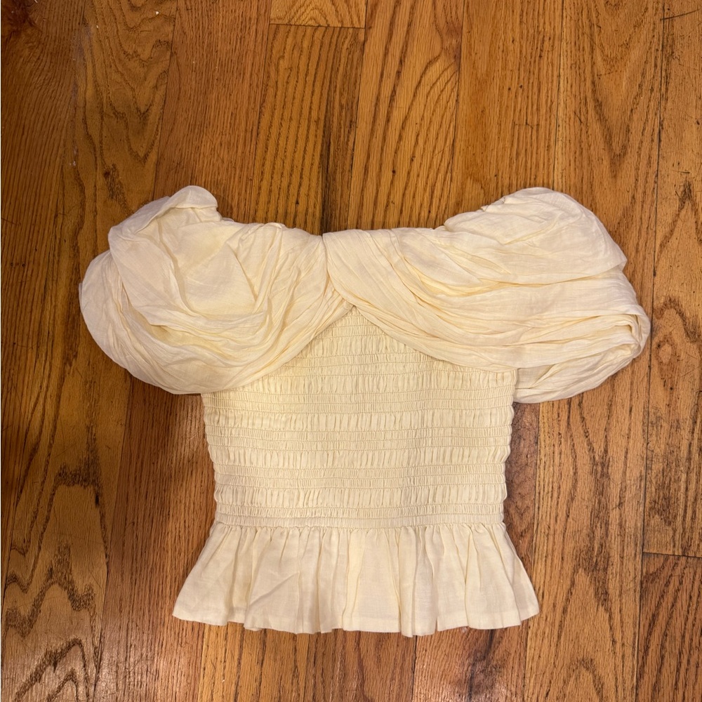Sea New York Cream Puff Sleeve Blouse